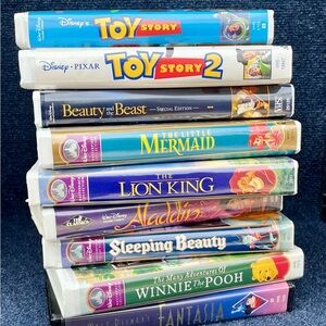 Disney VHS Collection great condition. Toy Story 1&2 Lion King Little Mermaid
